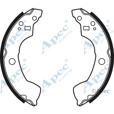 APEC BRAKING Jarrukenkäsarja SHU664